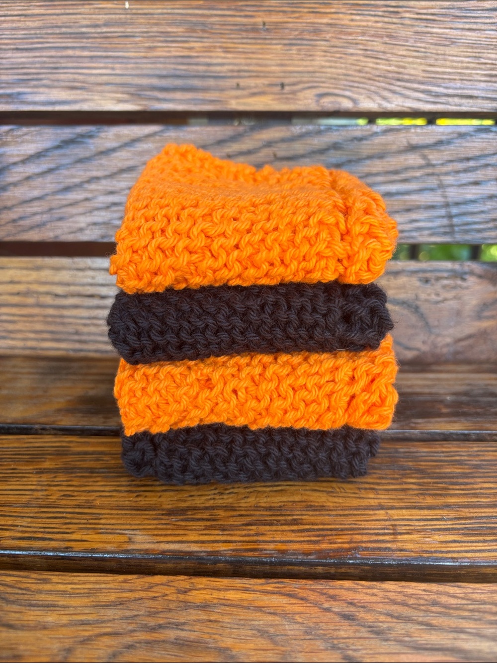 Knit Dishcloth Set of 4